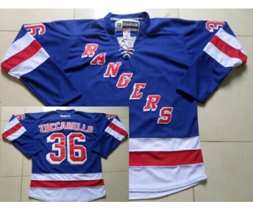 New York Rangers #36 Mats Zuccarello Light Blue Jersey