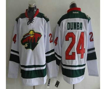 Minnesota Wild #24 Matt Dumba Reebok White Away Premier Hockey Jersey
