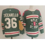 Men Minnesota Wild 36 Zuccarello Green Classic Edition 2022 Adidas NHL Jersey