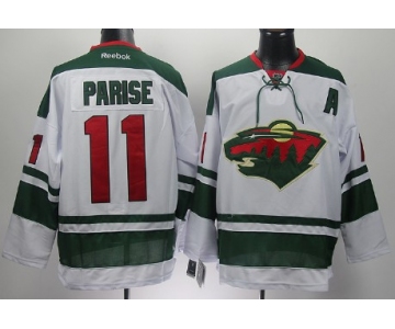 Minnesota Wild #11 Zach Parise 2014 White Jersey