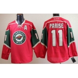 Minnesota Wild #11 Zach Parise Red Jersey