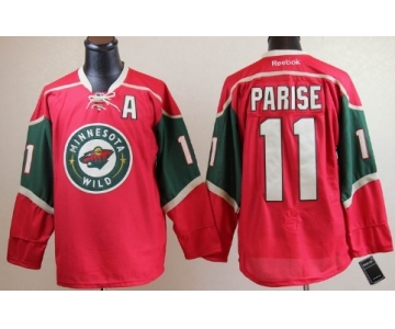 Minnesota Wild #11 Zach Parise Red Jersey
