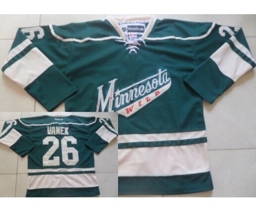 Minnesota Wild #26 Thomas Vanek Green Third Jersey