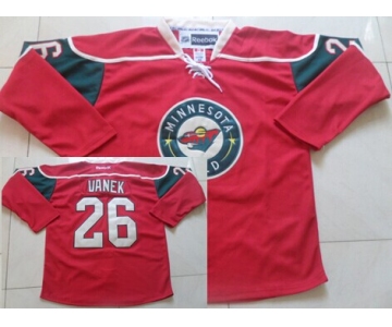 Minnesota Wild #26 Thomas Vanek Red Jersey
