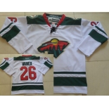 Minnesota Wild #26 Thomas Vanek White Jersey