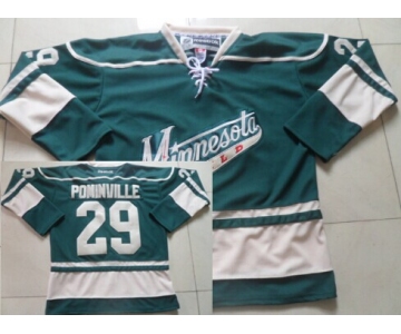 Minnesota Wild #29 Jason Pominville Green Third Jersey