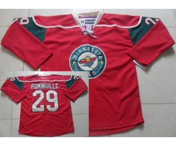 Minnesota Wild #29 Jason Pominville Red Jersey
