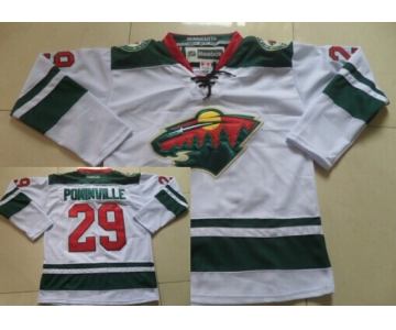 Minnesota Wild #29 Jason Pominville White Jersey