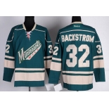 Minnesota Wild #32 Niklas Backstrom Green Third Jersey
