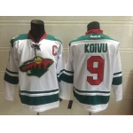 Minnesota Wild #9 Mikko Koivu 2014 White Jersey