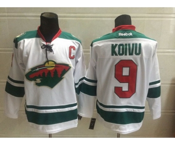 Minnesota Wild #9 Mikko Koivu 2014 White Jersey