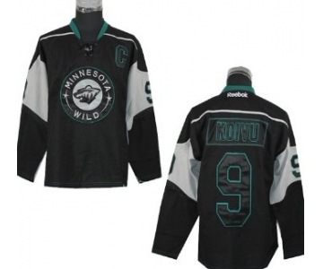 Minnesota Wild #9 Mikko Koivu Black Ice Jersey