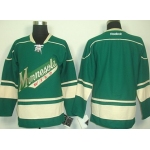 Minnesota Wild Blank Green Third Jersey