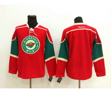 Minnesota Wild Blank Red Jersey