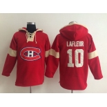 2014 Old Time Hockey Montreal Canadiens #10 Guy Lafleur Red Hoodie