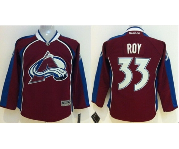 Colorado Avalanche #33 Patrick Roy Red Kids Jersey
