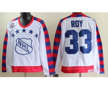 NHL 1992 All-Star #33 Patrick Roy White 75TH Throwback CCM Jersey