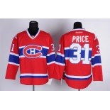 Montreal Canadiens #31 Carey Price Red CH Jersey