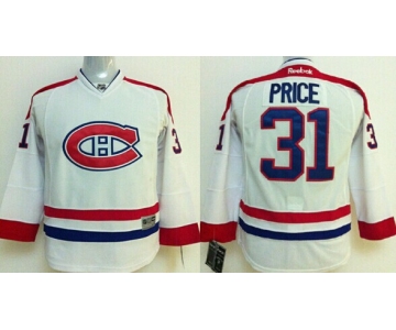 Montreal Canadiens #31 Carey Price White Kids Jersey