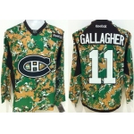 Montreal Canadiens #11 Brendan Gallagher 2014 Camo Jersey