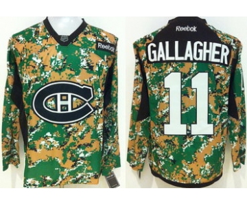 Montreal Canadiens #11 Brendan Gallagher 2014 Camo Jersey