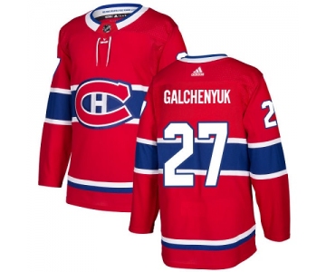 Adidas Canadiens #27 Alex Galchenyuk Red Home Authentic Stitched NHL Jersey