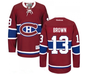 Men's Montreal Canadiens #13 Mike Brown Reebok Red Home Hockey Stitched NHL Jersey