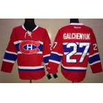 Men's Montreal Canadiens #27 Alex Galchenyuk Reebok Red 2015-16 Home Premier NHL Jersey