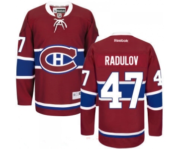 Men's Montreal Canadiens #47 Alexander Radulov Reebok Red Home Hockey Stitched NHL Jersey