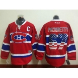 Men's Montreal Canadiens #67 Max Pacioretty Red USA Flag Hockey Jersey