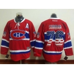 Men's Montreal Canadiens #76 PK Subban Red USA Flag Hockey Jersey