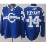 Montreal Canadiens #14 Tomas Plekanec Blue Jersey