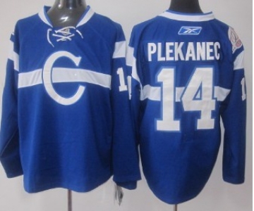 Montreal Canadiens #14 Tomas Plekanec Blue Jersey