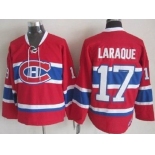 Montreal Canadiens #17 Georges Laraque Red Throwback CCM Jersey