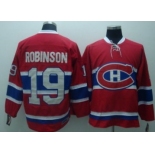 Montreal Canadiens #19 Larry Robinson Red Throwback CCM Jersey