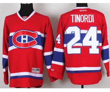 Montreal Canadiens #24 Jarred Tinordi Red CH Jersey