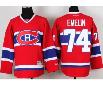 Montreal Canadiens #74 Alexei Emelin Red CH Jersey