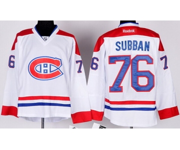 Montreal Canadiens #76 P.K. Subban White Jersey