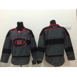 Montreal Canadiens Blank Charcoal Gray Jersey