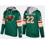 Adidas Minnesota Wild 22 Nino Niederreiter Name And Number Green Hoodie