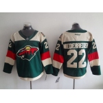 Men's Minnesota Wild #22 Nino Niederreiter Reebok Green 2016 Stadium Series Team Premier Jersey