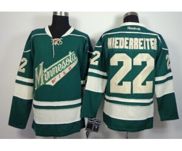 Minnesota Wild #22 Nino Niederreiter Green Third Jersey