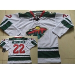 Minnesota Wild #22 Nino Niederreiter White Jersey