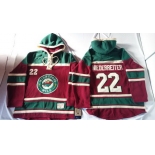 Old Time Hockey Minnesota Wild #22 Nino Niederreiter Red Hoodie