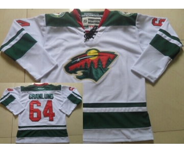 Minnesota Wild #64 Mikael Granlund 2014 White Jersey