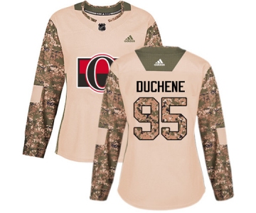 Adidas Senators #95 Matt Duchene Camo Authentic 2017 Veterans Day Women's Stitched NHL Jersey