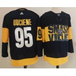 Men's Nashville Predators #95 Matt Duchene Black 2022 Stadium Series adidas Stitched NHL Jersey