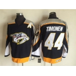 Men's Nashville Predators #44Kimmo Timonen Navy Blue 1998-99 Throwback Stitched NHL CCM Vintage Hockey Jersey
