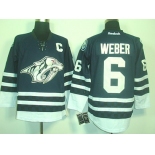 Nashville Predators #6 Shea Weber Blue Third Jersey