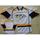 Nashville Predators Blank White Jersey